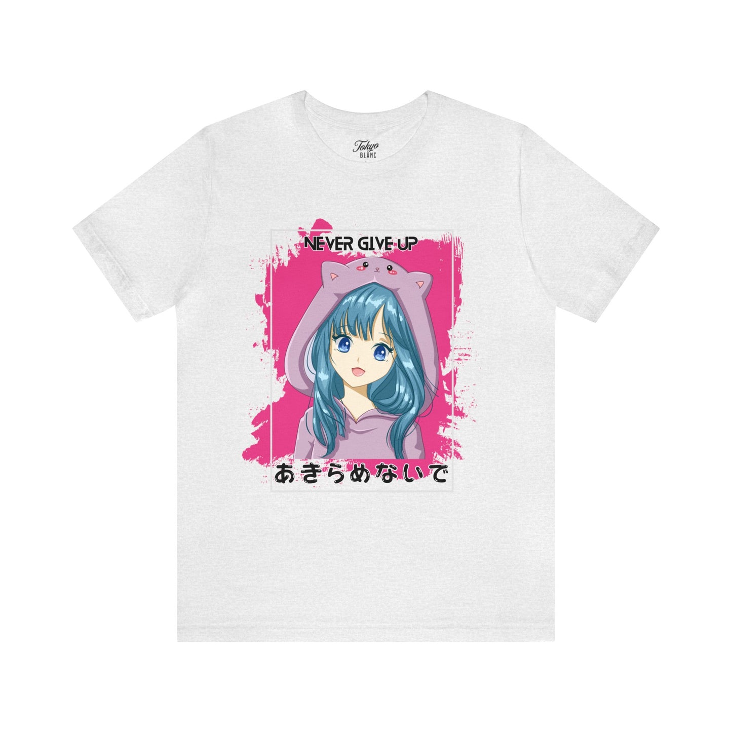 Never Give Up (あきらめないで ) Graphic Anime Tee