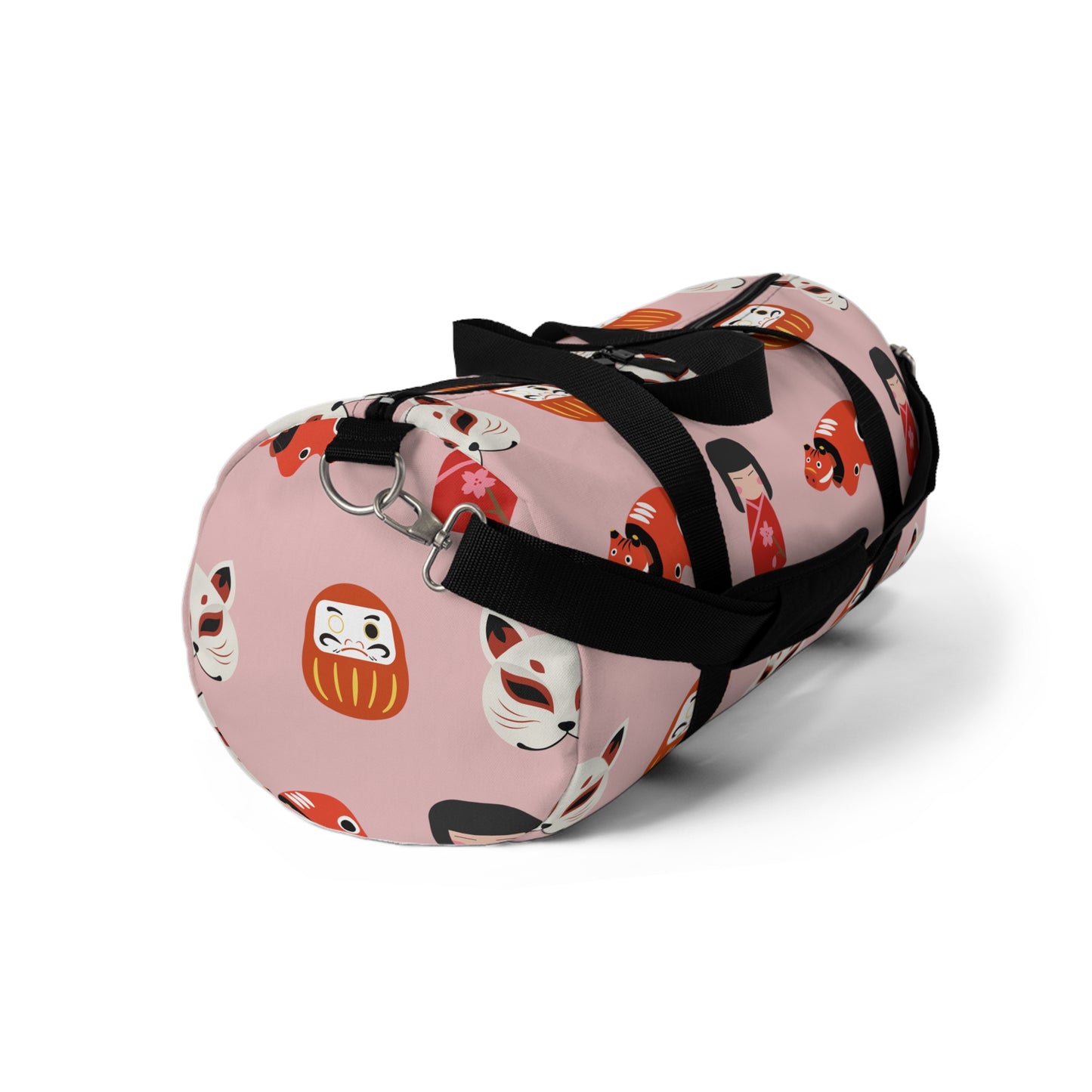 Japanese Trinkets Duffel Bag - Ichigo Pink