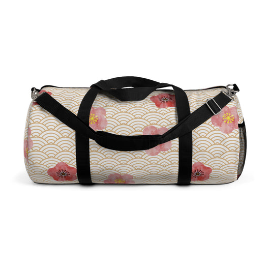 Ume Blossom Duffel Bag - White