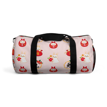 Year of the Rabbit Duffel Bag - Baby Pink