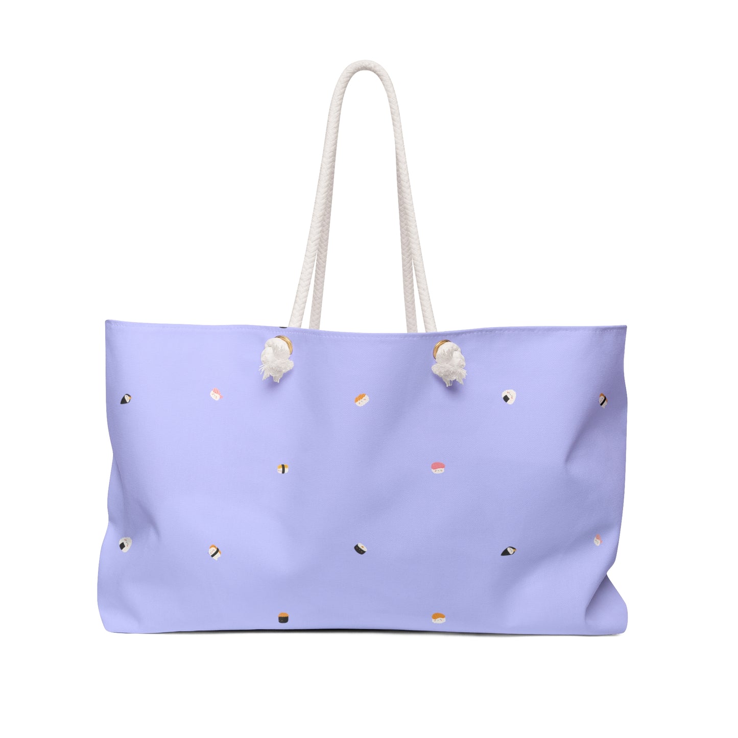 Tokyo Blanc Sushi All Over Print Weekender Bag - Periwinkle