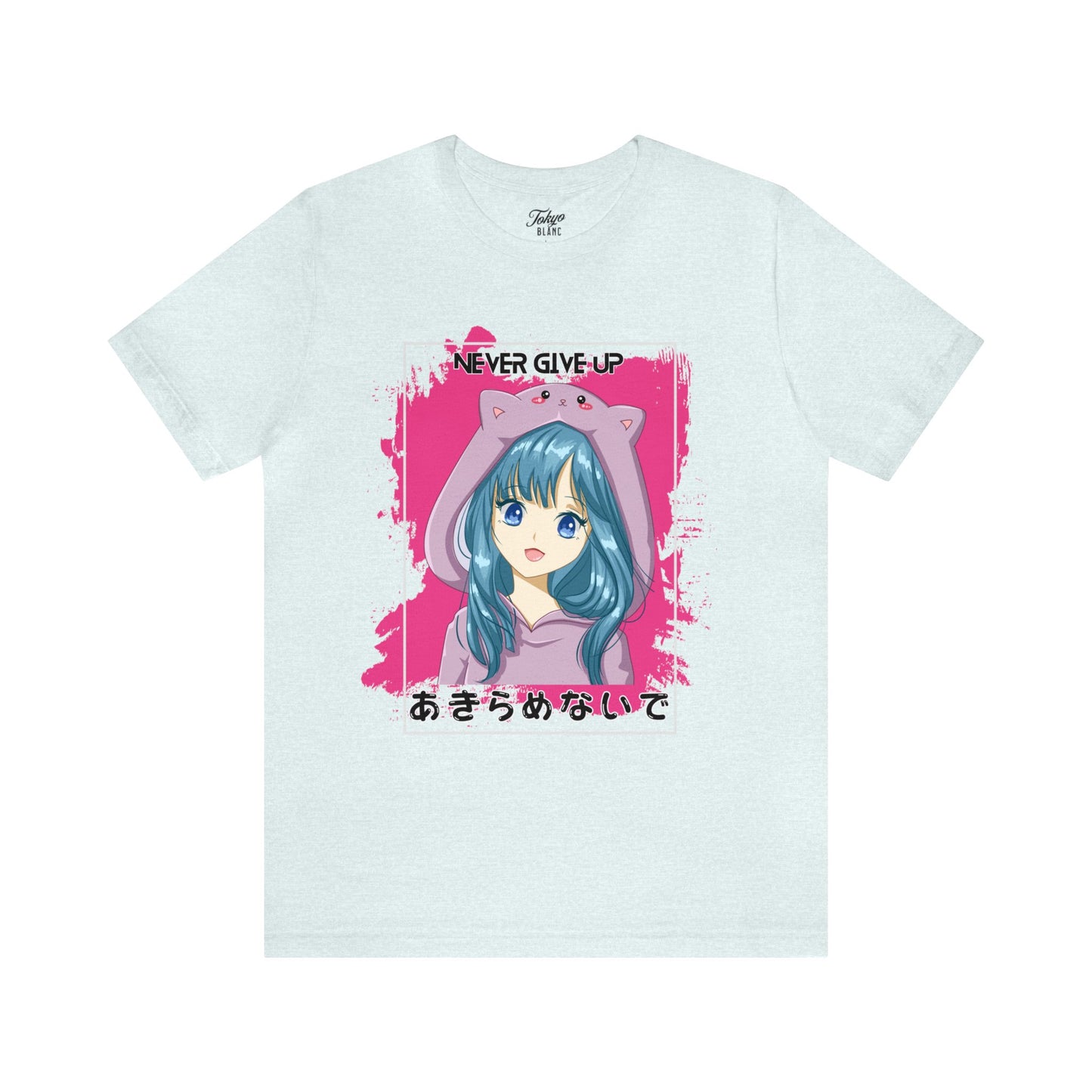 Never Give Up (あきらめないで ) Graphic Anime Tee